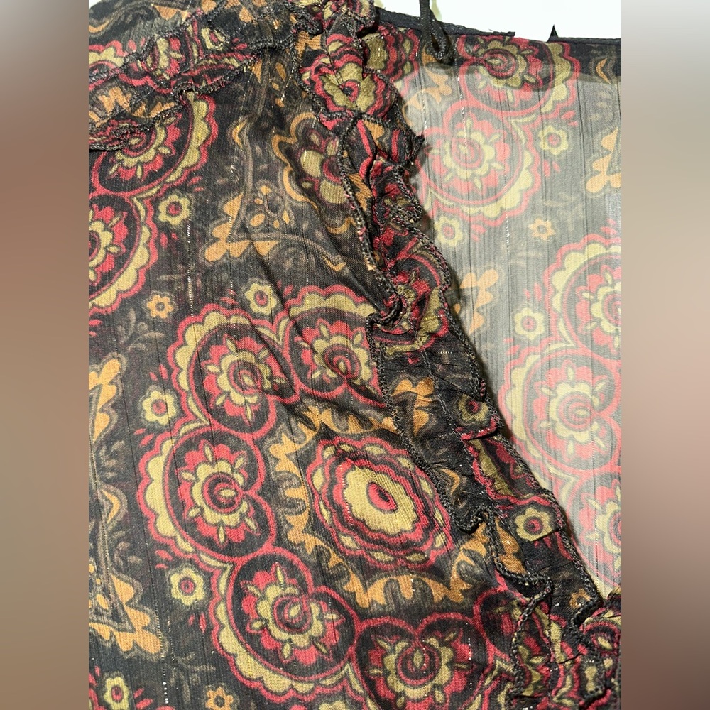 Zara Boho Long Sleeve Minidress - Picture 5 of 5